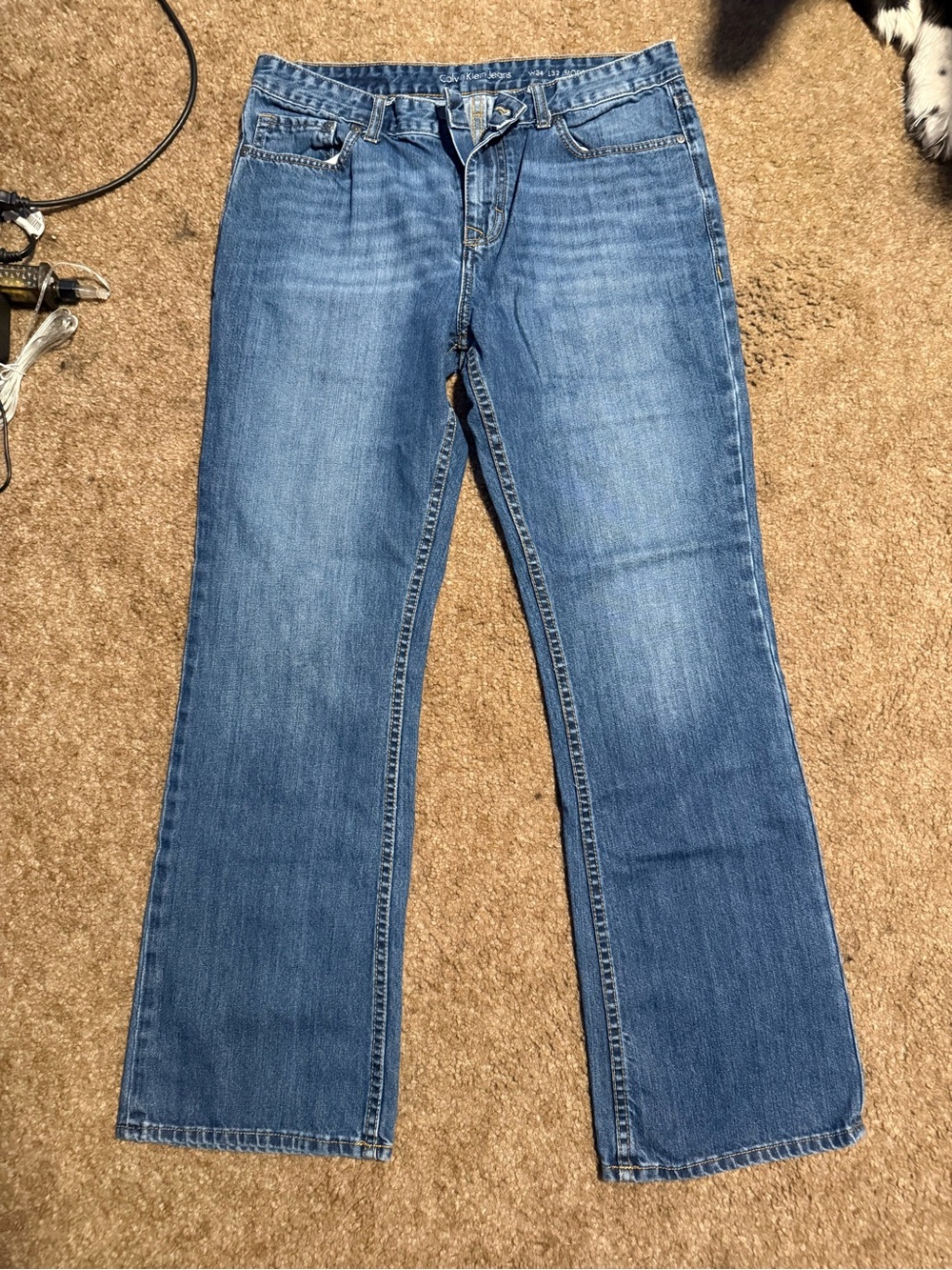 Calvin Klein Jeans men’s Blue Boot Cut Denim